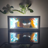 Naruto Minato Namikaze Fourth Hokage Portrait anime light box — dark room atmospheric