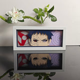 Naruto Obito Uchiha Sharingan and Rinnegan anime light box — unlit, design detail