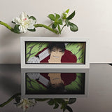 Jujutsu Kaisen Toji Fushiguro smirking with his weapon anime light box — unlit, design detail