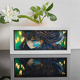 Demon Slayer Mist Hashira Muichiro Tokito Portrait anime light box — lit, front view
