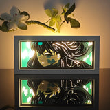 Demon Slayer Mist Hashira Muichiro Tokito Portrait anime light box — dark room atmospheric