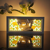 Demon Slayer Sanemi Shinazugawa the Wind Hashira anime light box — dark room atmospheric