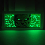 3D Paper Carving Light Lamp - Marvel - Hulk Angry Face