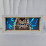 3D Paper Carving Light Lamp - Marvel - Thor With Lightning Bolts