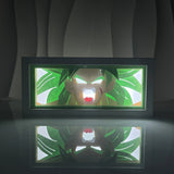 3D Paper Carving Light Lamp - Dragon Ball - Broly