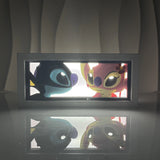 3D Paper Carving Light Lamp - Lilo & Stitch - Stitch and Angel
