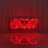 3D Paper Carving Light Lamp - Sanrio - Kuromi, Hello Kitty, My Melody, Pompompurin, Cinnamoroll