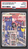 Card Keychain - Pokémon - Galarian Meowth Graded Slab 30th Anniversary