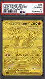 Card Keychain - Pokémon - Mega Charizard X EX Graded Slab Mega Ultra Rare (Japanese)