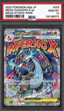 Card Keychain - Pokémon - Mega Charizard X ex Graded Slab Mega Attack Rare (Japanese)