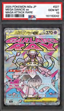 Card Keychain - Pokémon - Mega Diancie ex Graded Slab Mega Attack Rare (Japanese)