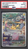 Card Keychain - Pokémon - Pikachu Graded Slab Illustration Rare