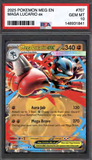 Card Keychain - Pokémon - Mega Lucario EX Graded Slab
