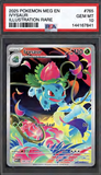 Card Keychain - Pokémon - Ivysaur Graded Slab Illustration Rare #171