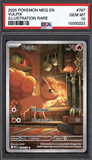 Card Keychain - Pokémon - Vulpix Graded Slab Illustration Rare