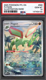 Card Keychain - Pokémon - Flygon Graded Slab Illustration Rare