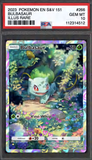 Card Keychain - Pokémon - Bulbasaur Graded Slab Illustration Rare #202