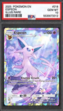 Card Keychain - Pokémon - Espeon Graded Slab Illustration Rare
