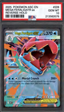 Card Keychain - Pokémon - Mega Feraligatr EX Graded Slab Reverse Holo