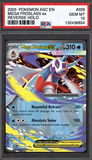 Card Keychain - Pokémon - Mega Froslass EX Graded Slab Reverse Holo
