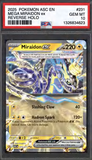 Card Keychain - Pokémon - Miraidon ex Graded Slab Reverse Holo