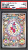 Card Keychain - Pokémon - Medicham Graded Slab Illustration Rare
