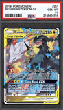 Card Keychain - Pokémon - Reshiram & Zekrom GX Graded Slab #242