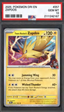 Card Keychain - Pokémon - Team Rocket's Zapdos Graded Slab
