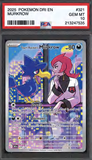 Card Keychain - Pokémon - Murkrow Graded Slab