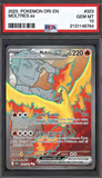 Card Keychain - Pokémon - Team Rocket's Moltres ex Graded Slab