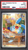 Card Keychain - Pokémon - Minun Graded Slab