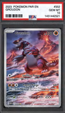 Card Keychain - Pokémon - Groudon Graded Slab