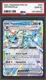 Card Keychain - Pokémon - Vaporeon ex Graded Slab #291
