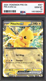 Card Keychain - Pokémon - Pikachu ex Graded Slab #293