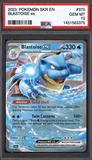 Card Keychain - Pokémon - Blastoise ex Graded Slab