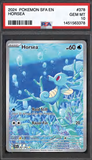 Card Keychain - Pokémon - Horsea Graded Slab