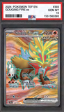 Card Keychain - Pokémon - Gouging Fire ex Graded Slab
