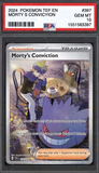 Card Keychain - Pokémon - Morty's Conviction Graded Slab