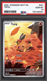 Card Keychain - Pokémon - Tepig Graded Slab