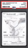 Card Keychain - Pokémon - Reshiram ex Graded Slab #345