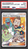 Card Keychain - Pokémon - Professor Elm's Lecture Graded Slab