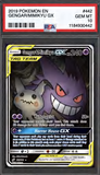 Card Keychain - Pokémon - Gengar & Mimikyu GX Graded Slab #378