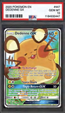 Card Keychain - Pokémon - Dedenne GX Graded Slab