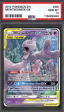 Card Keychain - Pokémon - Mewtwo & Mew GX Graded Slab