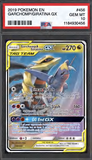 Card Keychain - Pokémon - Garchomp & Giratina GX Graded Slab #392