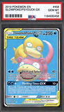Card Keychain - Pokémon - Slowpoke & Psyduck GX Graded Slab #394