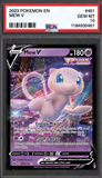 Card Keychain - Pokémon - Mew V Graded Slab #397