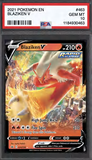 Card Keychain - Pokémon - Blaziken V Graded Slab