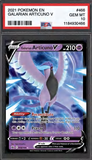Card Keychain - Pokémon - Galarian Articuno V Graded Slab