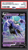 Card Keychain - Pokémon - Shadow Rider Calyrex V Graded Slab